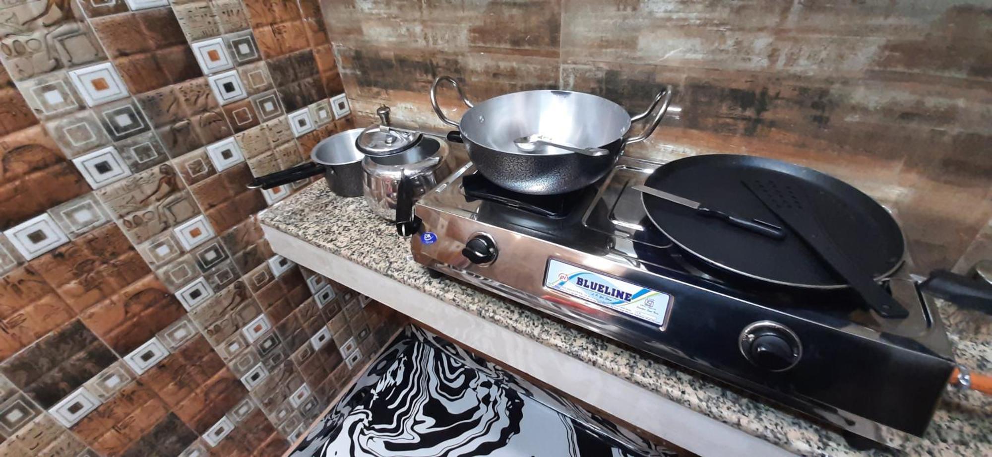 Apartment Aggarwal In Independent Flat With Private Kitchen Washroom Fridge Android Tv Wi Fi And Cooking Utensils For Self Cooking *